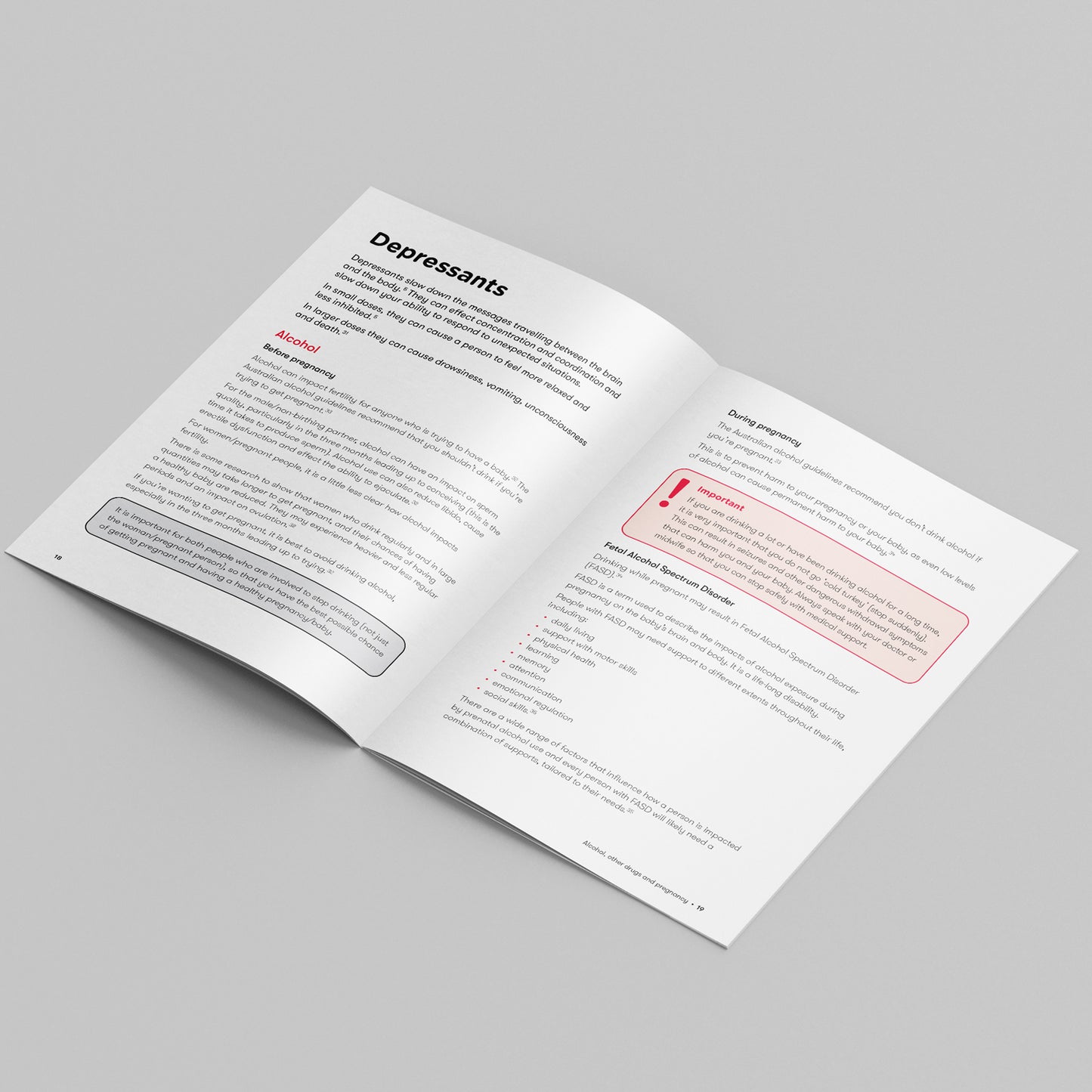 Alcohol, drugs & pregnancy (bundle of 10)