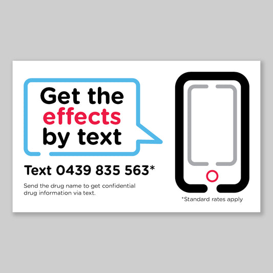 Text the Effects (bundle of 100) Wallet Card